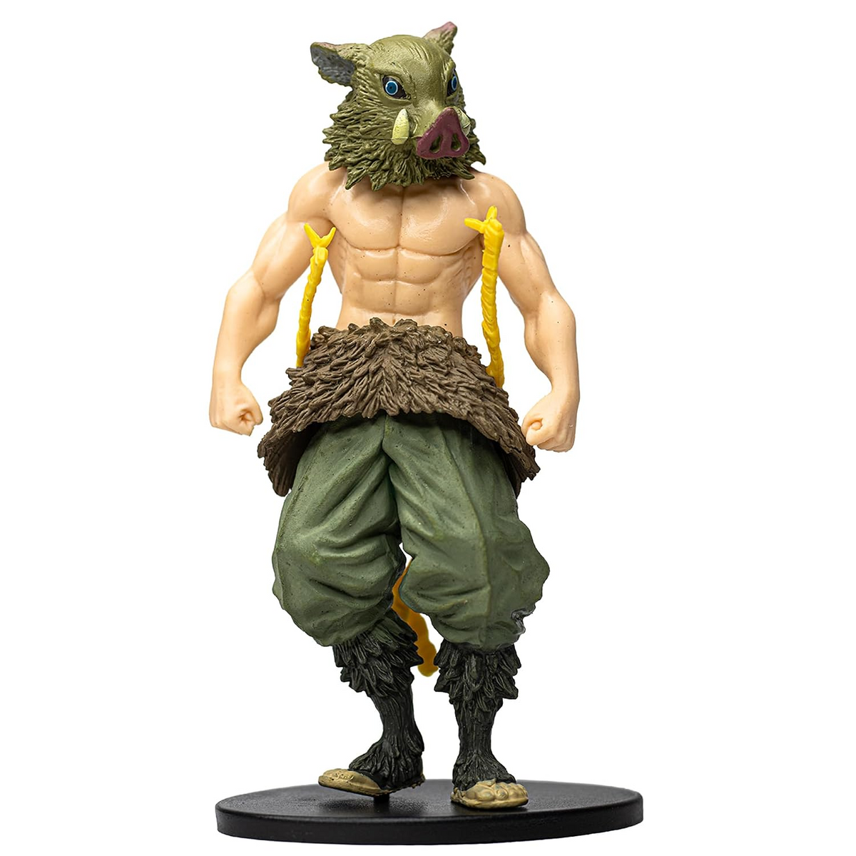 Demon Slayer Anime Figure Set – 6 Character Collectible Statues (Tanjiro, Nezuko, Zenitsu, Giyu, Shinobu, Inosuke)