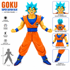 Goku Super Saiyan Blue Anime Action Figure 18 cm | Dragon Ball Z Premium PVC Collectible