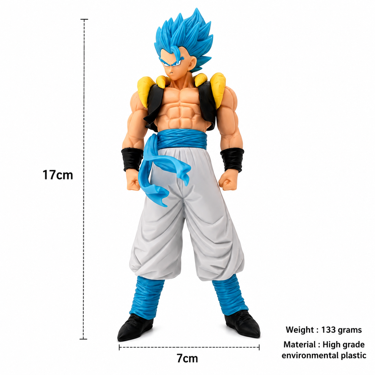 Gogeta Super Saiyan Blue Action Figure 17cm | Dragon Ball Collectible