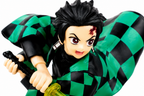 Tanjiro Kamado Hinokami Kagura Anime Figure | Flame Sword Action Statue