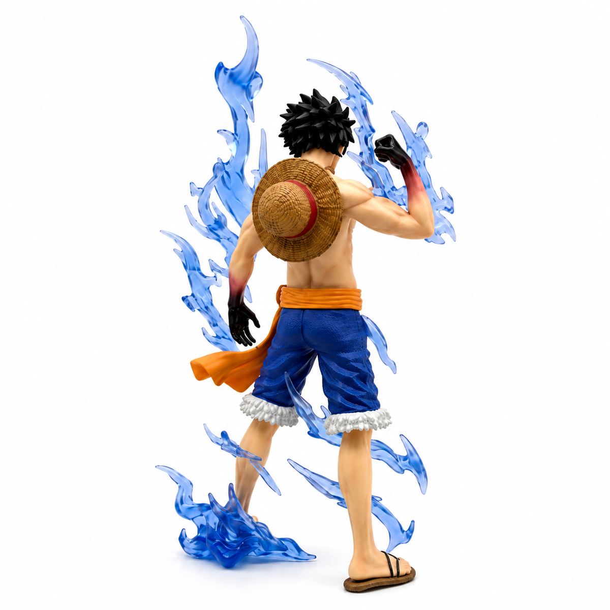 Monkey D. Luffy Gear 5 Action Figure with Blue Flame Effect | One Piece Collectible