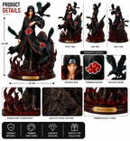 Itachi Uchiha Akatsuki Figure 24cm | Naruto Collectible Statue