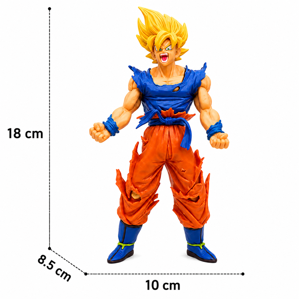 Goku Super Saiyan Blue Action Figure 18cm | Dragon Ball Collectible