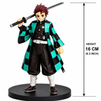 Tanjiro Kamado Anime Action Figure 16 cm | Demon Slayer Collectible Figure with Sword
