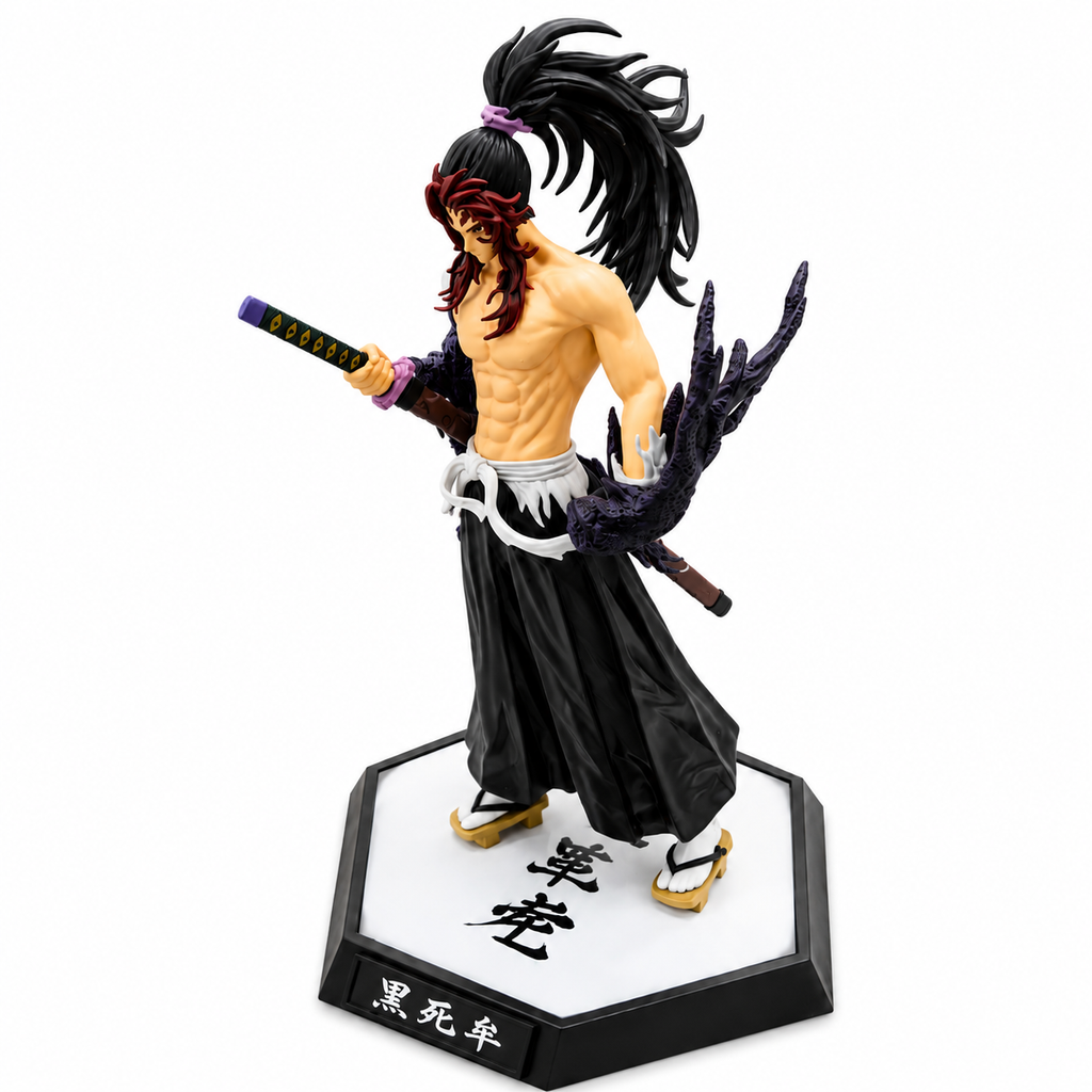 Anime Warrior Action Figure with Sword & Display Base | Collectible Statue