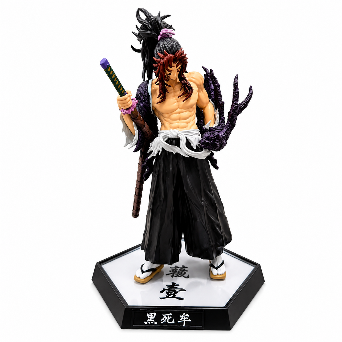 Anime Warrior Action Figure with Sword & Display Base | Collectible Statue