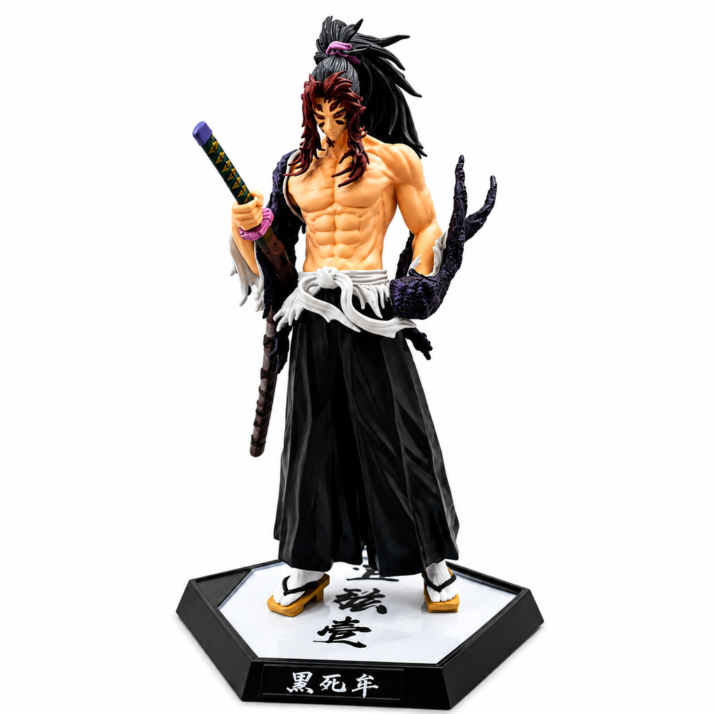Anime Warrior Action Figure with Sword & Display Base | Collectible Statue