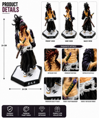 Anime Warrior Action Figure with Sword & Display Base | Collectible Statue