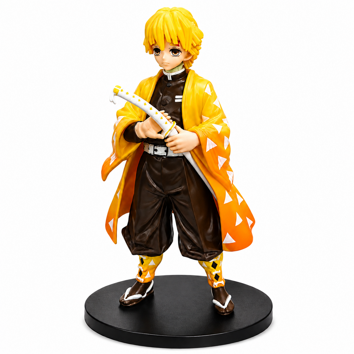 Demon Slayer Anime Figure Set – 6 Character Collectible Statues (Tanjiro, Nezuko, Zenitsu, Giyu, Shinobu, Inosuke)