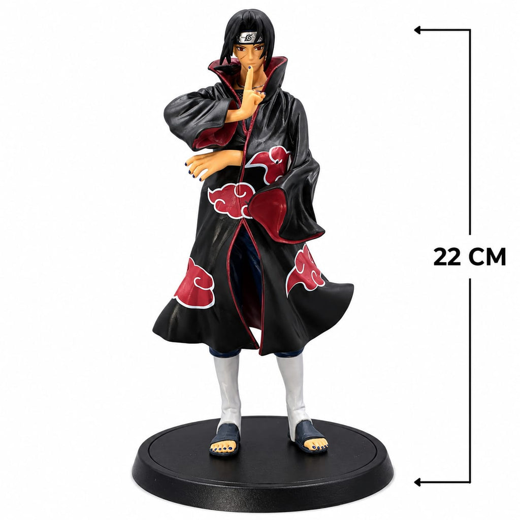Itachi Uchiha Akatsuki Action Figure 22 CM | Naruto Anime Collectible Statue