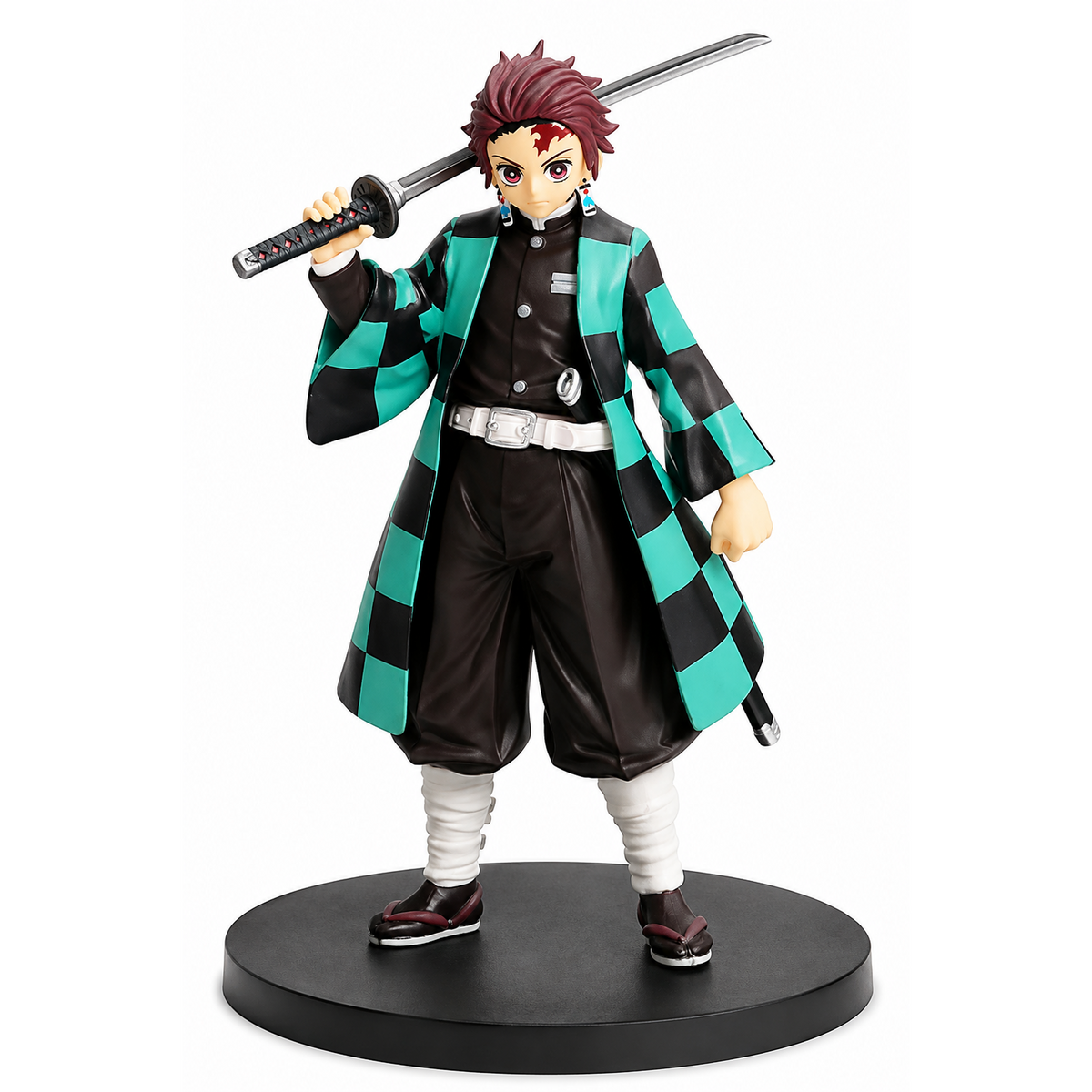 Demon Slayer Anime Figure Set – 6 Character Collectible Statues (Tanjiro, Nezuko, Zenitsu, Giyu, Shinobu, Inosuke)